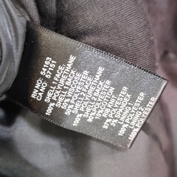 Marc New York Women's‎ Black Faux Leather Moto Jacket Size S - Picture 5 of 7